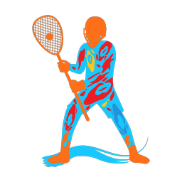 Lacrosse Goalie - Male | Splash | Colorful | v1