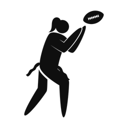 Flag Football Receiver - Female | Strike | Silhouette | v1