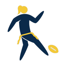 Flag Football Punter - Female | Strike | 2 Colored | v1