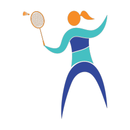Badminton - Female | Motion | 3 Colored | v3