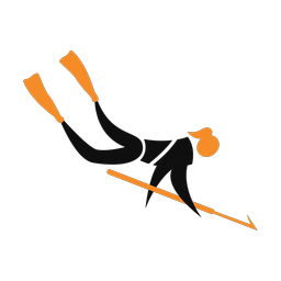 Spear Fishing - Female | Motion | 2 Colored | v1