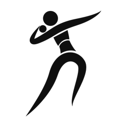 Shotput - Male | Motion | Silhouette | v1