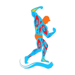Body Building - Male | Splash | Colorful | v3