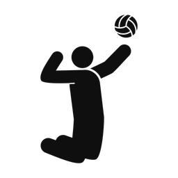 Volleyball - Male | Round | Silhouette | v1