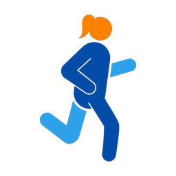 Running - Female | Round | 3 Colored | v2