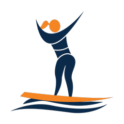 Surfing - Female | Motion | 2 Colored | v3