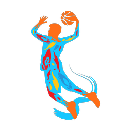 Basketball - Male | Splash | Colorful | v2