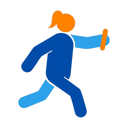 Relay Racing - Female | Round | 3 Colored | v1