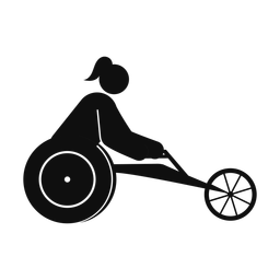 Wheelchair Racing - Female | Round | Silhouette | v1
