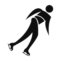 Speed Skating - Male | Motion | Silhouette | v1