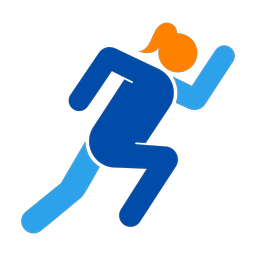 Running - Female | Round | 3 Colored | v5