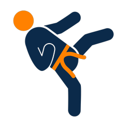 Karate - Male | Round | 2 Colored | v4