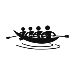 Rowing (Crew) - Male | Motion | Silhouette | v1