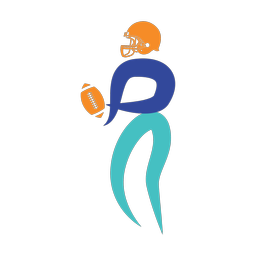 American Football Receiver - Male | Motion | 3 Colored | v1