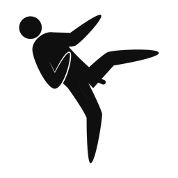 Karate - Male | Strike | Silhouette | v4