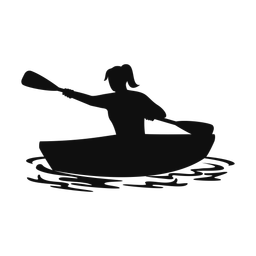 Kayak Racing - Female | Classic | Silhouette | v2