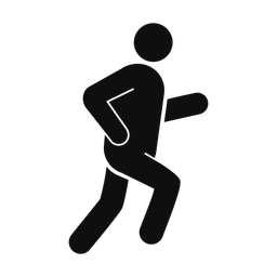 Running - Male | Round | Silhouette | v3
