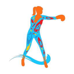 Boxing - Female | Splash | Colorful | v2