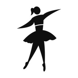 Ballet Dancing - Female | Motion | Silhouette | v6