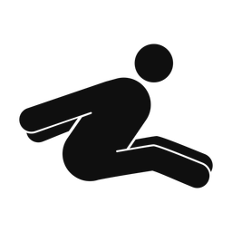 Long Jump - Male | Round | Silhouette | v1