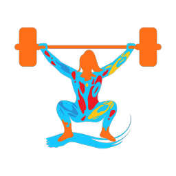 Power Lifter - Female | Splash | Colorful | v4