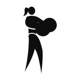 Marching Cymbal Player - Female | Motion | Silhouette | v1