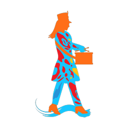 Marching Side Drummer - Female | Splash | Colorful | v1