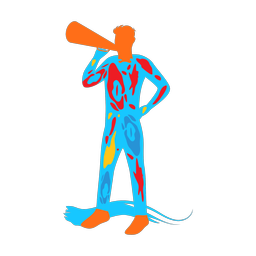 Cheerleader - Male | Splash | Colorful | v1