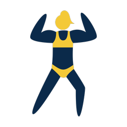 Body Building - Female | Strike | 2 Colored | v1