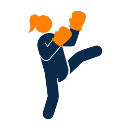 Kickboxing - Female | Round | 2 Colored | v1