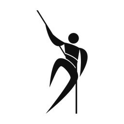 Mountain Climbing - Male | Motion | Silhouette | v1