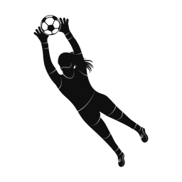 Soccer Goalie - Female | Promax | Silhouette | v1