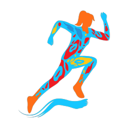 Running - Female | Splash | Colorful | v4