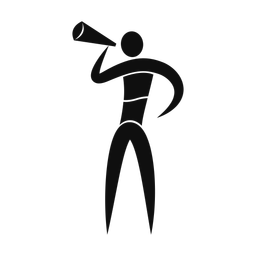 Cheerleader - Male | Motion | Silhouette | v1
