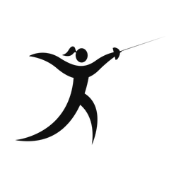 Fencing - Female | Motion | Silhouette | v1