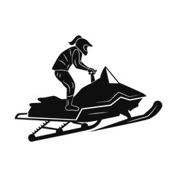 Snowmobile Racing - Female | Promax | Silhouette | v1