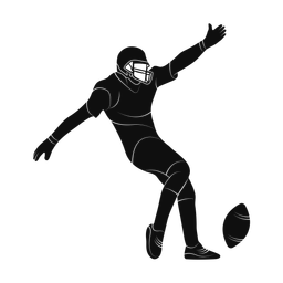 American Football Punter - Male | Promax | Silhouette | v1