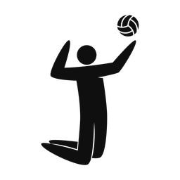 Volleyball - Male | Strike | Silhouette | v1