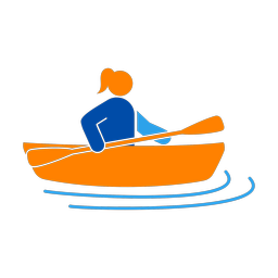 Kayak Racing - Female | Round | 3 Colored | v2