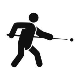 Billiards - Male | Round | Silhouette | v1