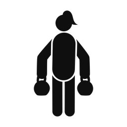Cross Fit - Female | Round | Silhouette | v1