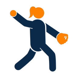 Softball Pitcher - Female | Round | 2 Colored | v2