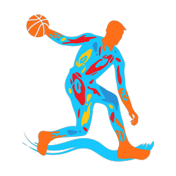 Basketball - Male | Splash | Colorful | v3