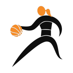 Basketball - Female | Motion | 2 Colored | v6