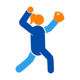 Softball Pitcher - Female | Round | 3 Colored | v1
