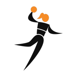 Handball - Female | Motion | 2 Colored | v1