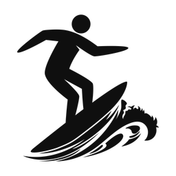 Surfing - Male | Strike | Silhouette | v3