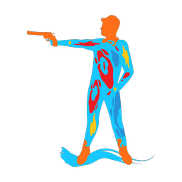 Pistol Shooting - Male | Splash | Colorful | v1