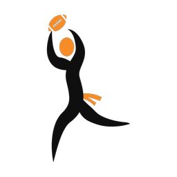 Flag Football Receiver - Male | Motion | 2 Colored | v1