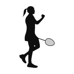 Badminton - Female | Classic | Silhouette | v2